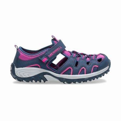Merrell Hydro H2O Hiker Sandaler Barn Marinblå (SE284693)
